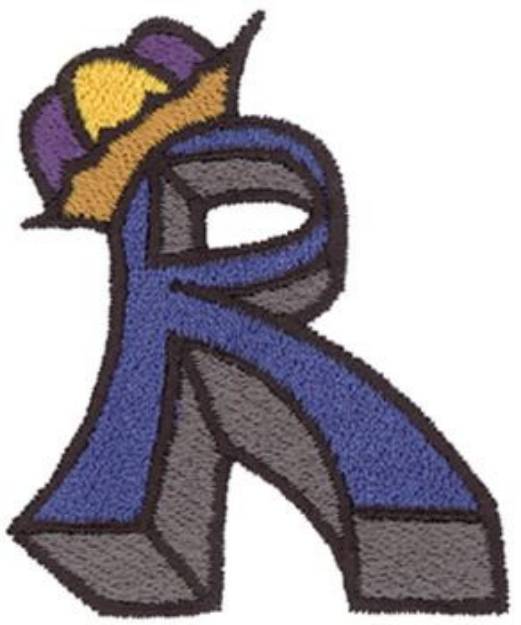 Picture of R for Royals Machine Embroidery Design