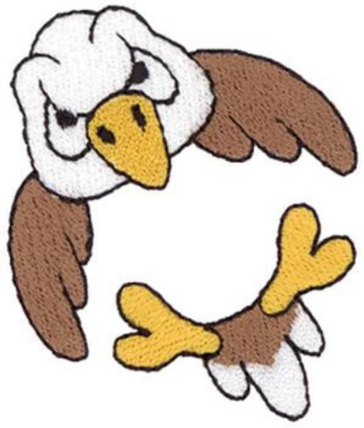 Picture of Hugging Eagle Machine Embroidery Design