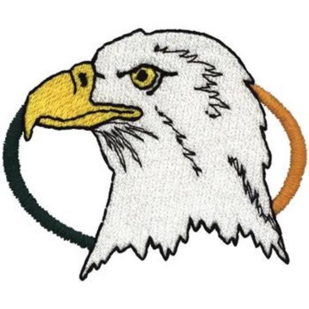 Picture of Eagle Emblem Machine Embroidery Design