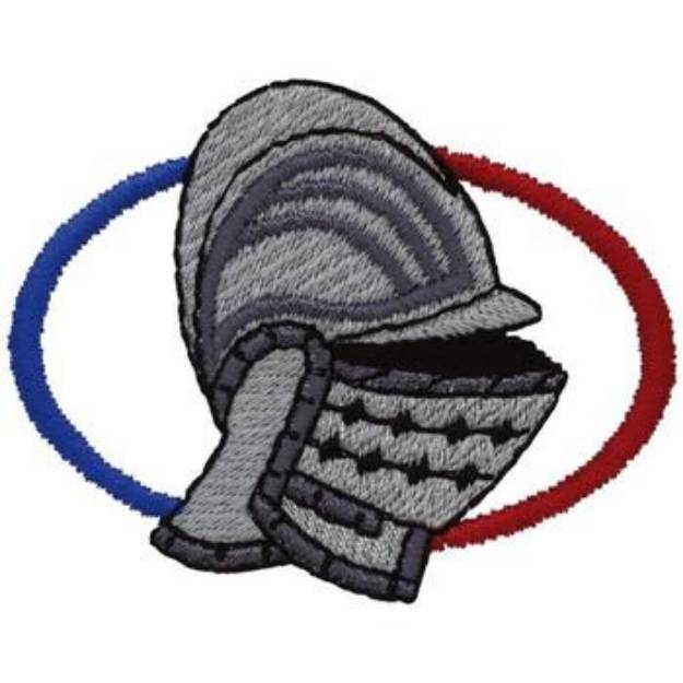 Picture of Knight Emblem Machine Embroidery Design