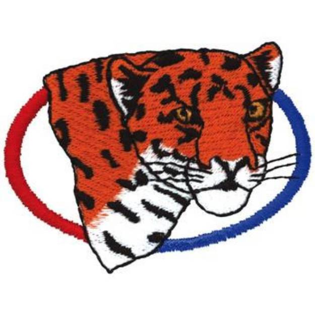 Picture of Jaguar Emblem Machine Embroidery Design