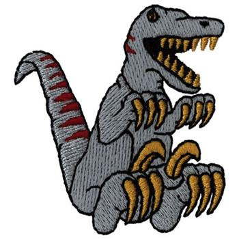 Raptor Mascot Machine Embroidery Design