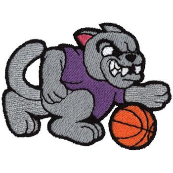 Panther Basketball Machine Embroidery Design