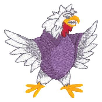 Flying Chicken Machine Embroidery Design