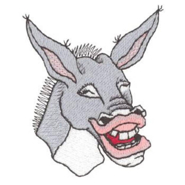 Picture of Laughing Donkey Machine Embroidery Design