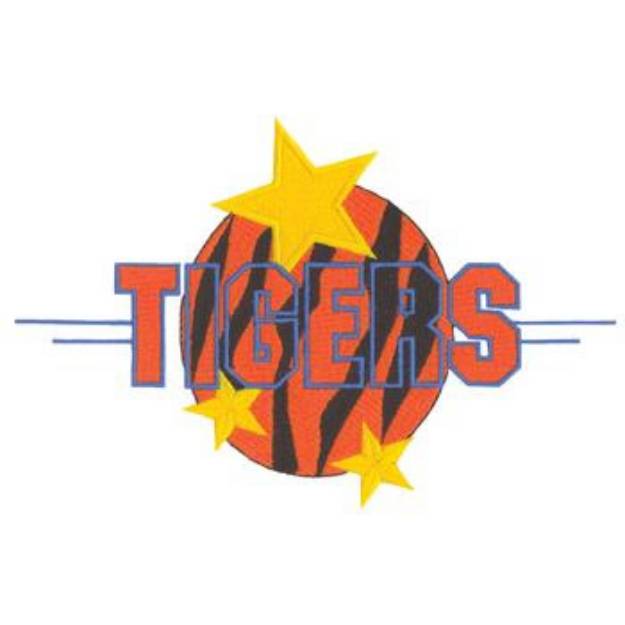 Picture of Tigers Machine Embroidery Design