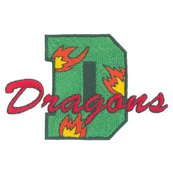 D for Dragons Machine Embroidery Design