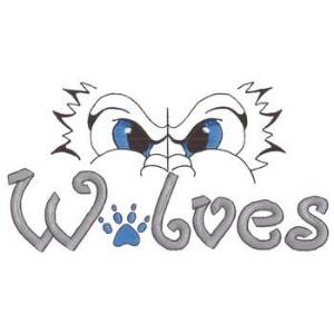 Picture of Wolves Eyes Machine Embroidery Design