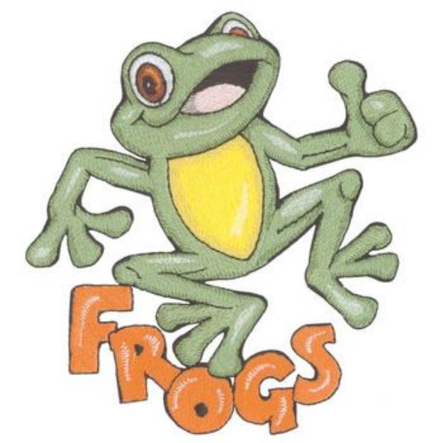 Picture of Frogs Machine Embroidery Design