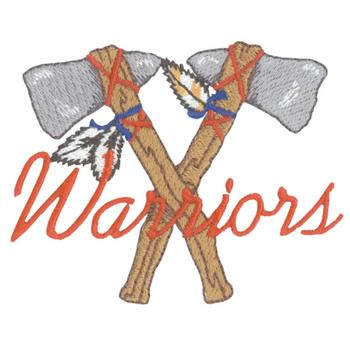 Warriors Machine Embroidery Design