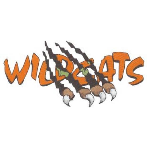 Picture of Wildcats Machine Embroidery Design