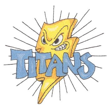 Titans Machine Embroidery Design
