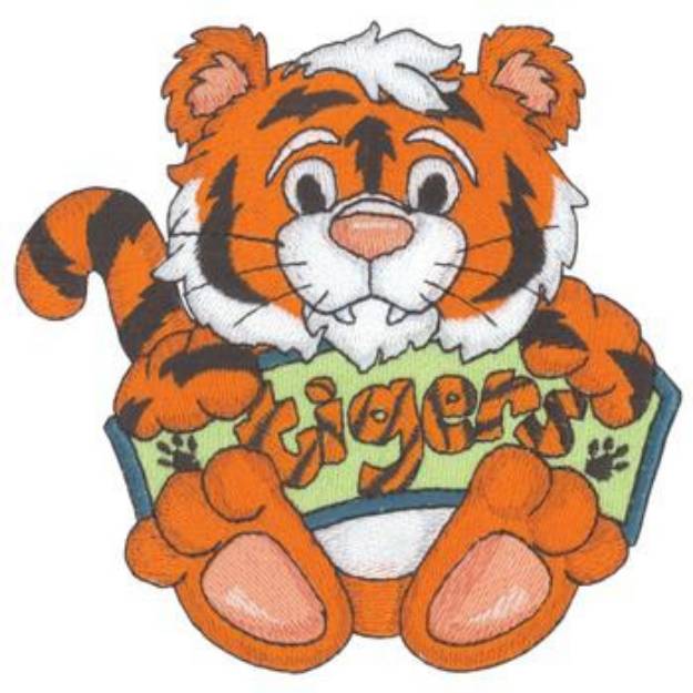 Picture of Young Tigers Machine Embroidery Design