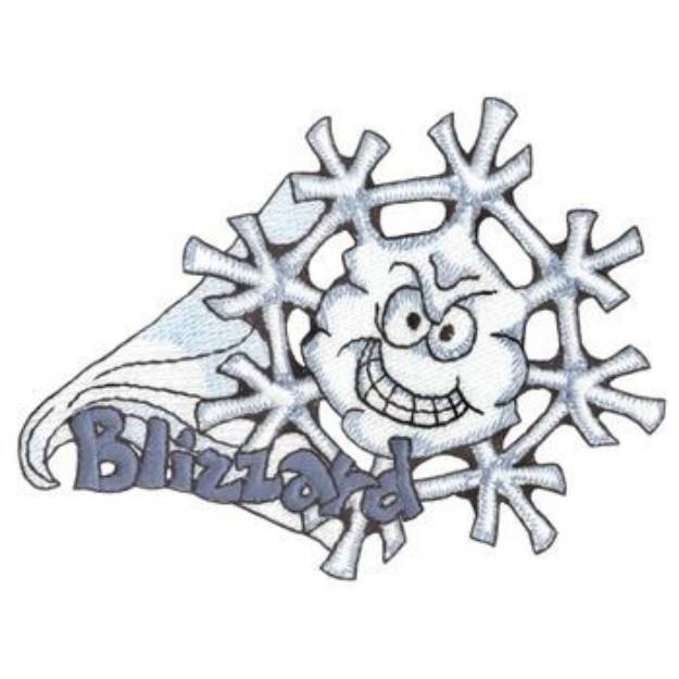Picture of Blizzard Machine Embroidery Design