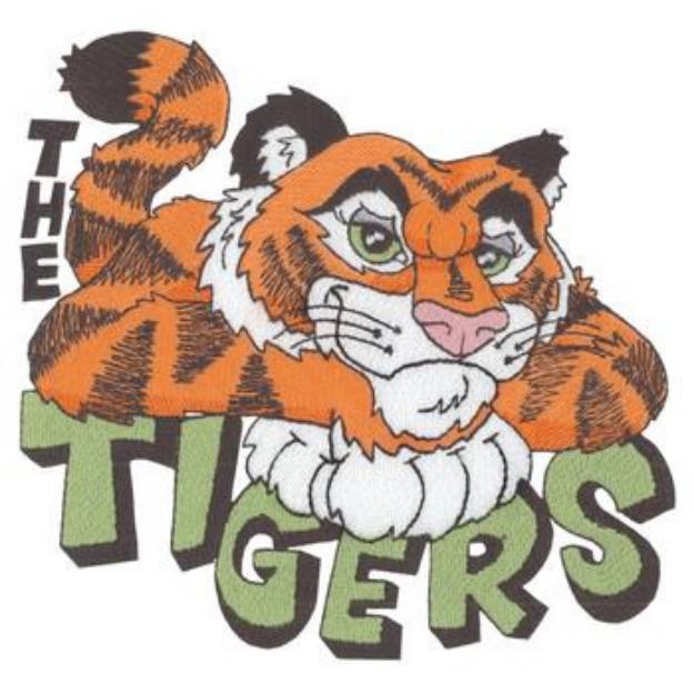 Picture of The Tigers Machine Embroidery Design