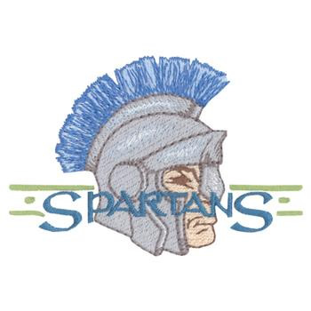 Spartans Machine Embroidery Design