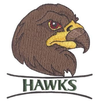 Hawks Machine Embroidery Design