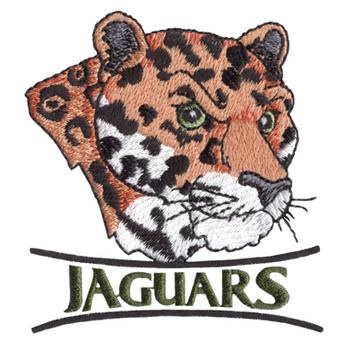Jaguars Machine Embroidery Design