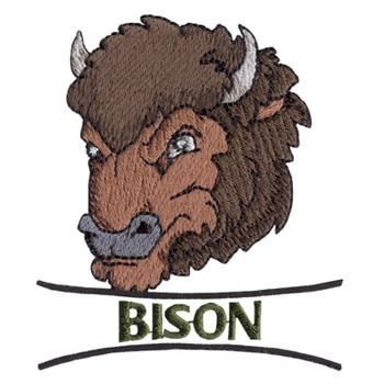 Bison Machine Embroidery Design