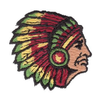 Indian Chief Machine Embroidery Design