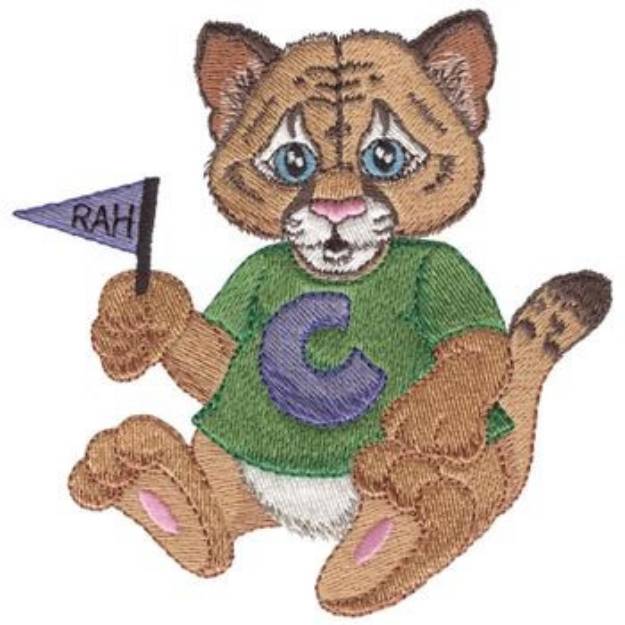 Picture of C For Courgar Machine Embroidery Design