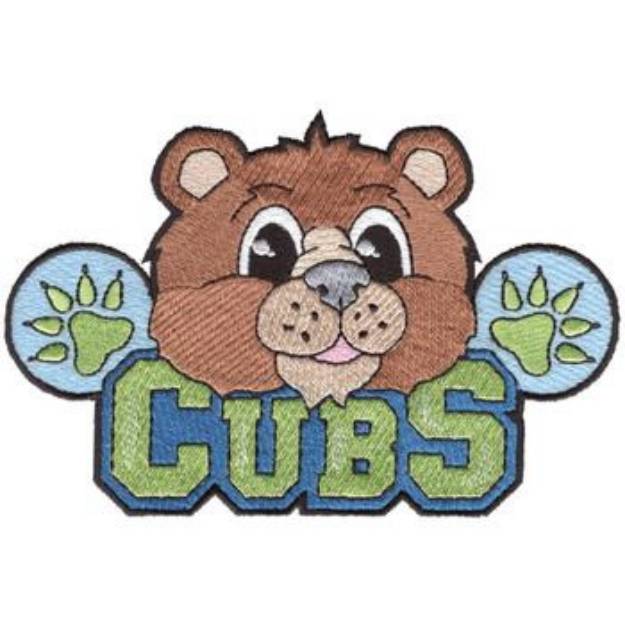 Picture of Cubs Machine Embroidery Design