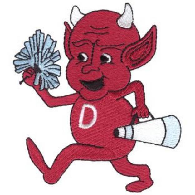 Picture of Cheering Devil Machine Embroidery Design