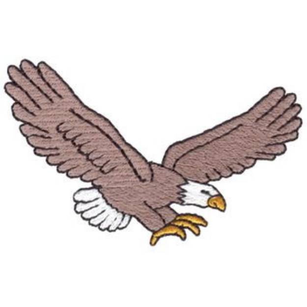 Picture of Flying Eagle Machine Embroidery Design