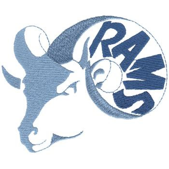 Rams Machine Embroidery Design