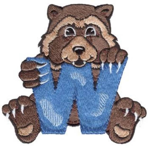 Picture of Wolverine W Machine Embroidery Design