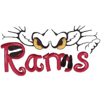 Rams Eyes Machine Embroidery Design