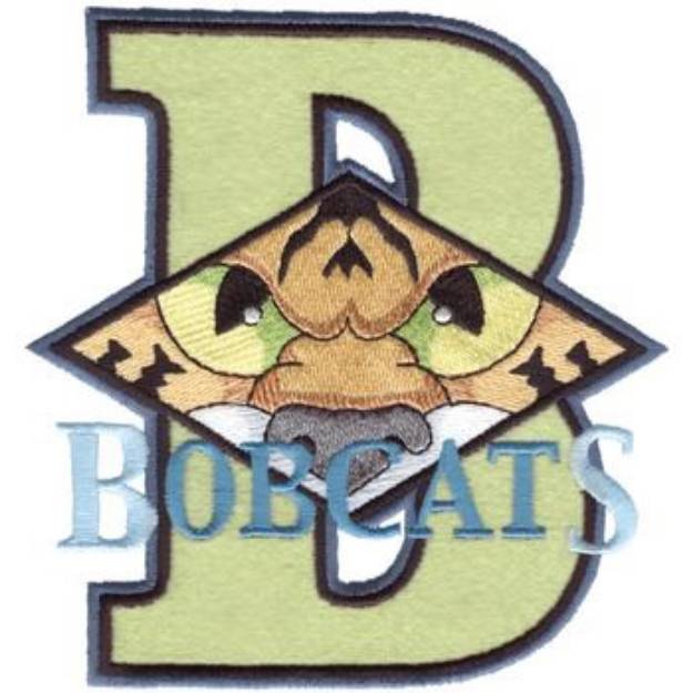 Picture of Bobcats B Applique Machine Embroidery Design