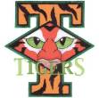 Picture of Tigers T Applique Machine Embroidery Design