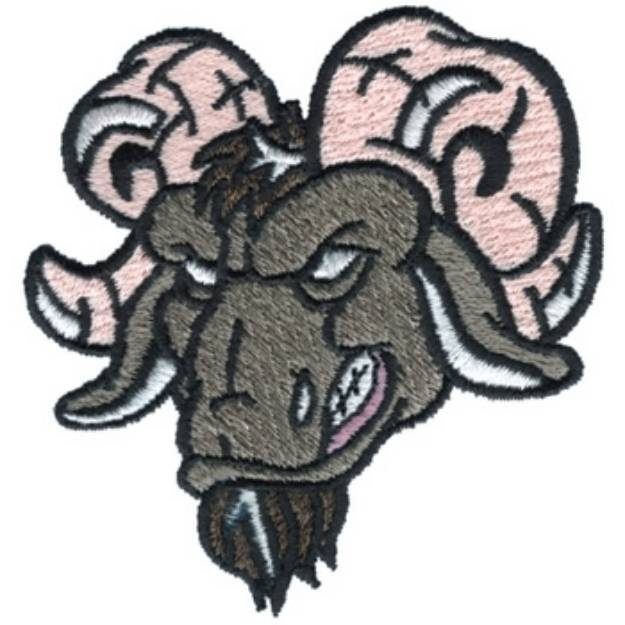 Picture of Rams Machine Embroidery Design