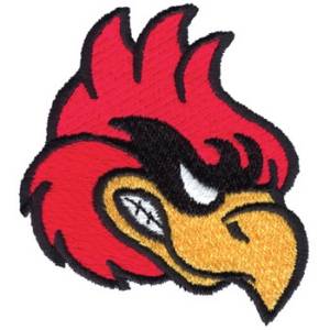 Picture of Cardinals Head Machine Embroidery Design