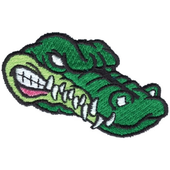 Gators Head Machine Embroidery Design