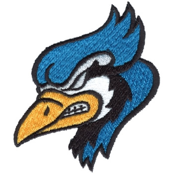Blue Jays Head Machine Embroidery Design