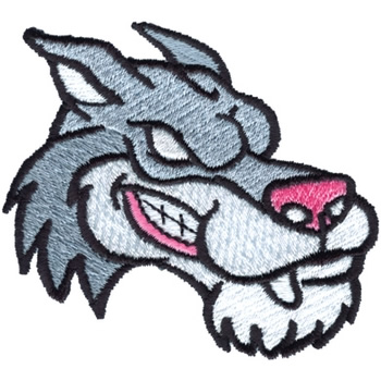 Wolves Head Machine Embroidery Design