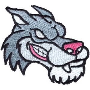 Picture of Wolves Head Machine Embroidery Design