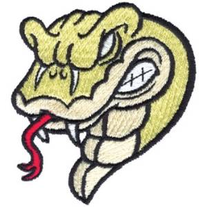 Picture of Snakes Head Machine Embroidery Design