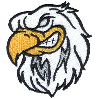 Eagles Head Machine Embroidery Design