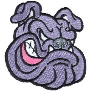 Picture of Bulldogs Head Machine Embroidery Design