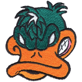 Ducks Head Machine Embroidery Design