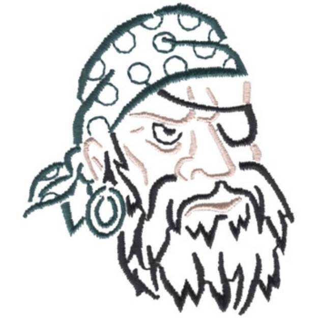 Picture of Pirates Outline Machine Embroidery Design