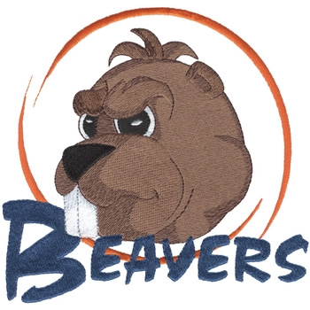 Beavers Machine Embroidery Design