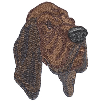 Bloodhounds Head Machine Embroidery Design