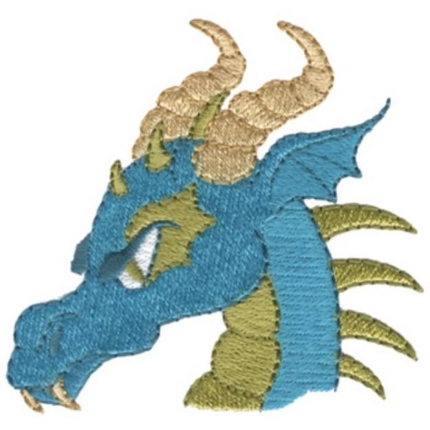 Picture of Dragon Head Machine Embroidery Design