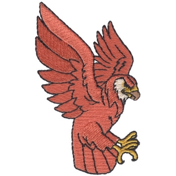 Landing Falcon Machine Embroidery Design