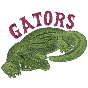 Gators Machine Embroidery Design