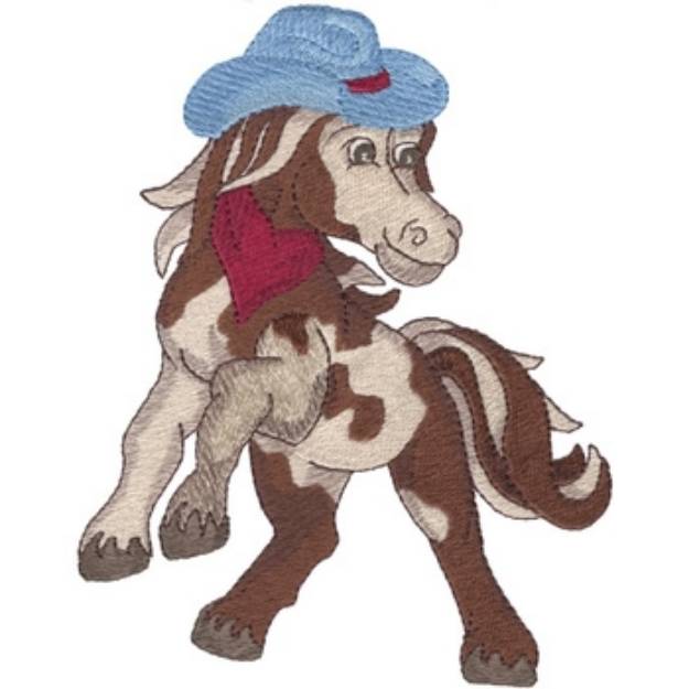 Picture of Jumping Pinto Machine Embroidery Design